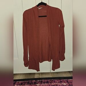 Maurices Women's Brick Open Front Cardigan